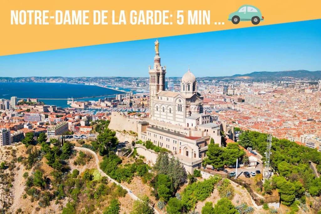 Divine Idylle Central Vieux-Port Terrasse Clim Marseille Ngoại thất bức ảnh