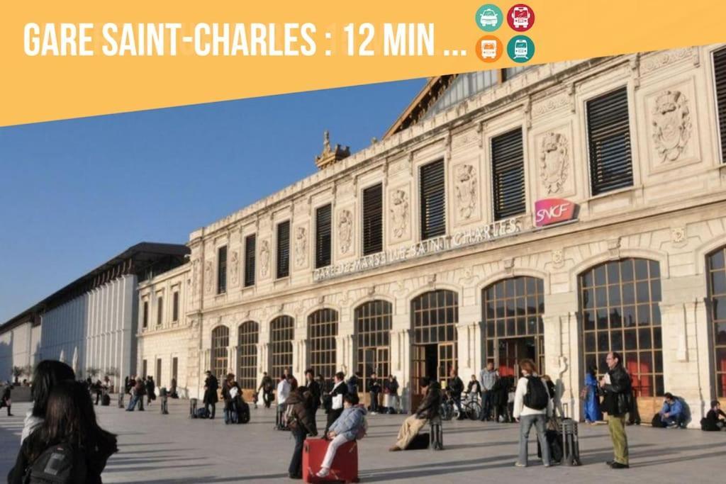 Divine Idylle Central Vieux-Port Terrasse Clim Marseille Ngoại thất bức ảnh